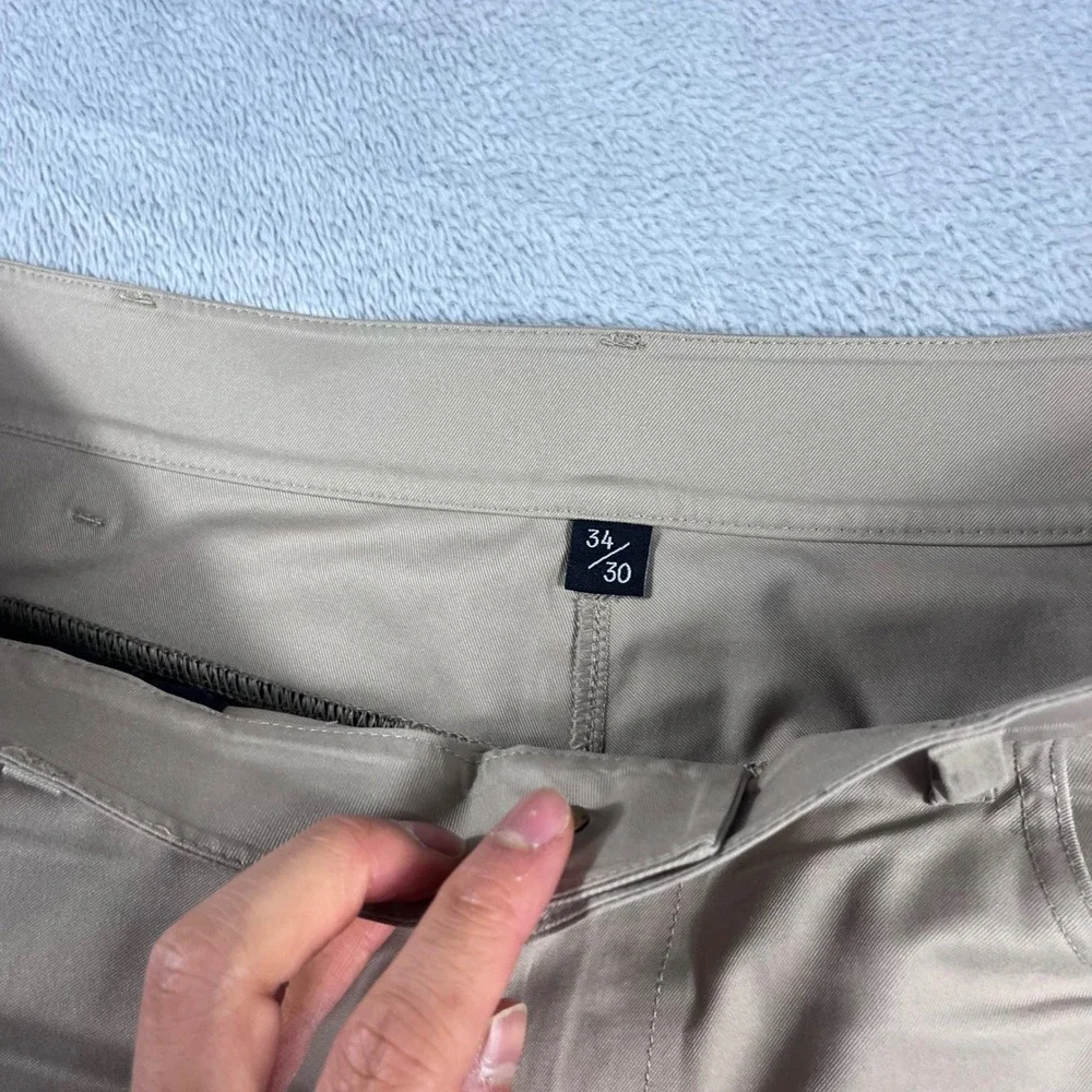 Public Rec Workday Pants Mens 34x30 Khaki Tan Performance Tapered Chino
